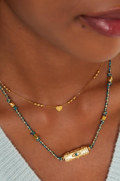 Edelstahlkette Herz  h5 Bild2